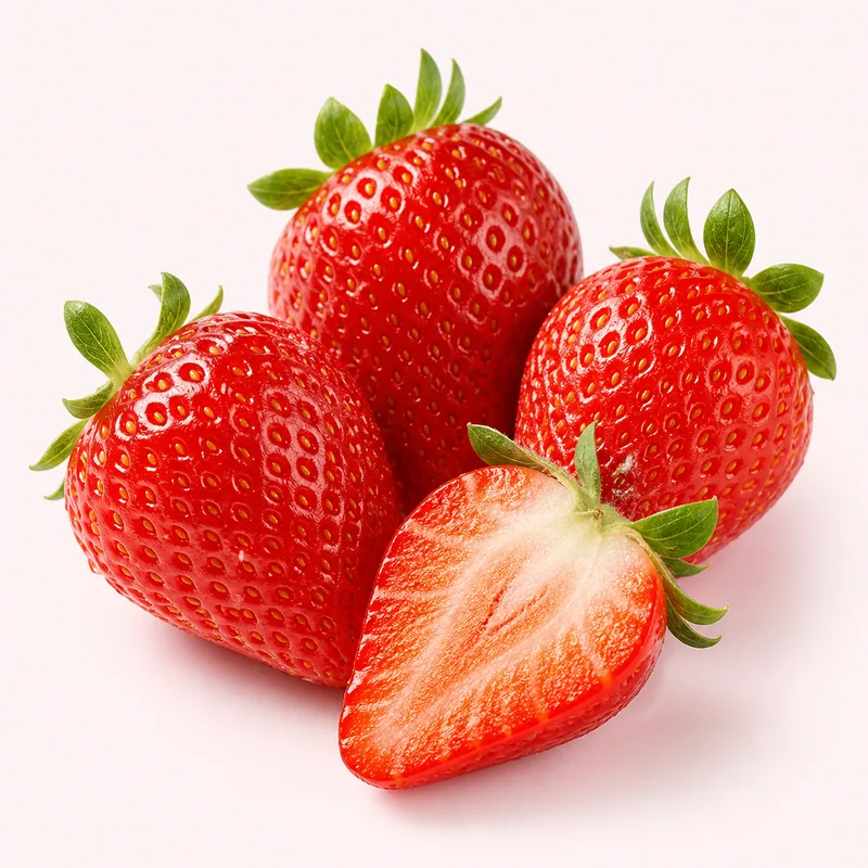 Verse sappige aardbeien